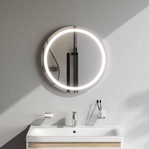Зеркало круглое AM.PM X-Joy 80 см с LED-подсветкой и ИК-сенсором M85AMOX0801WG