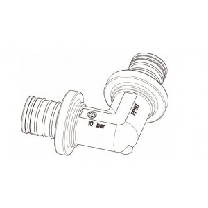 Угольник 90° ELSEN PPSU 25х25 мм EFA21.2525P