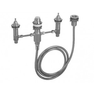 Скрытая часть для смесителя на борт ванны на 3 отверстия Hansgrohe 13244180 Скрытая часть для смесителя на борт ванны на 3 отверстия Hansgrohe 13244180