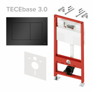 Инсталляция для унитаза TECE TECEbase 3.0 500х230х1320 мм клавиша TECEnow черный матовый N500414
