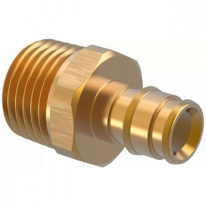 Штуцер с наружной резьбой Uponor Q&E 16-3/4 НР 1023004 Штуцер с наружной резьбой Uponor Q&E 16-3/4 НР 1023004