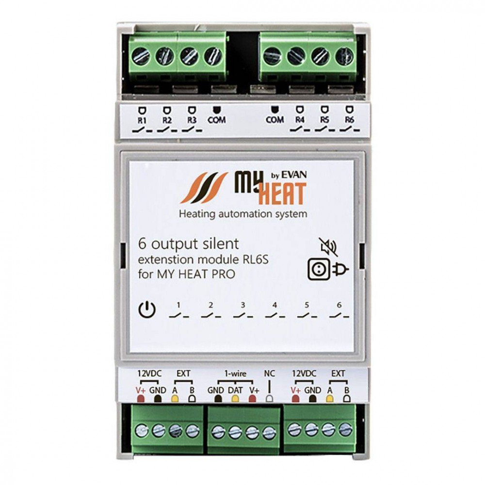 Блок расширения симисторный ЭВАН MyHeat RL6S