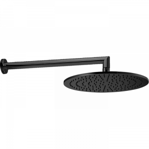 Верхний душ CISAL Shower D 300 мм с настенным держателем 400 мм черный DS01362040 Верхний душ CISAL Shower D 300 мм с настенным держателем 400 мм черный DS01362040