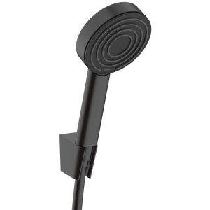 Душевой набор Hansgrohe Pulsify S 105 1jet с держателем и шлангом 125 см матовый черный 24301670