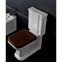 Унитаз-моноблок Kerasan Waldorf 68х40 см белый/бронза 417901/411701/760393/756993