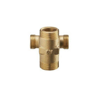 Крестовина латунная STOUT 1 1/4x1x3/4x3/4 НР EK 1505567