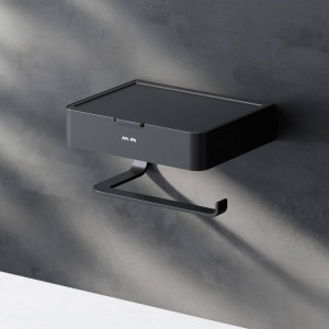 Держатель для туалетной бумаги с отделением AM.PM Inspire V2.0 черный матовый A50A341522 Держатель для туалетной бумаги с отделением AM.PM Inspire V2.0 черный матовый A50A341522
