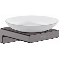 Мыльница hansgrohe AddStoris шлифованный черный хром 41746340