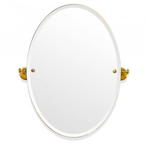 Зеркало овальное Tiffany World Harmony 021 56х66 см вращающееся золото TWHA021oro Зеркало овальное Tiffany World Harmony 021 56х66 см вращающееся золото TWHA021oro