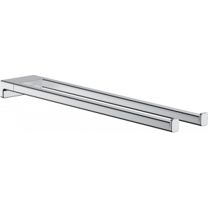 Держатель для полотенец двухрожковый Hansgrohe AddStoris 455 мм хром 41770000 Держатель для полотенец двухрожковый Hansgrohe AddStoris 455 мм хром 41770000