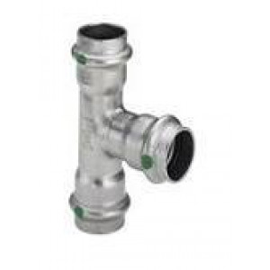 Тройник Viega Sanpress Inox 28 x 22 x 22 мм нержавеющая сталь 452506 Тройник Viega Sanpress Inox 28 x 22 x 22 мм нержавеющая сталь 452506