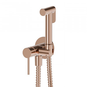 Смеситель с гигиеническим душем Newform Idroscopini шланг 120 см PVD Brushed Copper Bronze 886E.59.067 Смеситель с гигиеническим душем Newform Idroscopini шланг 120 см PVD Brushed Copper Bronze 886E.59.067