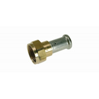 Муфта-пресс Henco 16x1/2 с накидной гайкой и плоским уплотнением 26P-16Z04