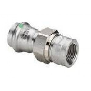 Соединение разъемное Viega Sanpress Inox 28x3/4 ВР плоское уплотнение модель 2362 437527 Соединение разъемное Viega Sanpress Inox 28x3/4 ВР плоское уплотнение модель 2362 437527