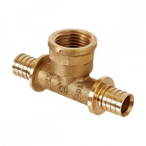 Тройник аксиальный Hoobs 16x2.2-1/2-16x2.2 мм с внутренней резьбой HB-PEXTG-161216 Тройник аксиальный Hoobs 16x2.2-1/2-16x2.2 мм с внутренней резьбой HB-PEXTG-161216