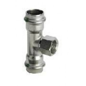 Тройник Viega Sanpress Inox с SC-Contur ВР 28x1x28 мм нержавеющая сталь 2317.2 449506 Тройник Viega Sanpress Inox с SC-Contur ВР 28x1x28 мм нержавеющая сталь 2317.2 449506