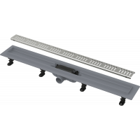 Водоотводящий желоб AlcaPlast Simple с порогами для решетки APZ10-850M
