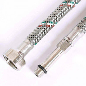 Гибкая подводка для смесителя Uni-Fitt 1/2 x M10 длинный штуцер 120 см 503S2812 Гибкая подводка для смесителя Uni-Fitt 1/2 x M10 длинный штуцер 120 см 503S2812