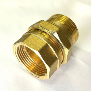 Сгон разъемный американка LD Pride DN32 1 1/4 ВР/НР латунь LD.65.520.32 Сгон разъемный американка LD Pride DN32 1 1/4 ВР/НР латунь LD.65.520.32