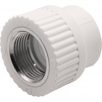 Муфта комбинированная Thermolight PP-R 25x3/4 ВР белая 1620499