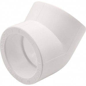 Угольник 45° PP-R THERMOLIGHT 40 мм белый НС-1620655 Угольник 45° PP-R THERMOLIGHT 40 мм белый НС-1620655