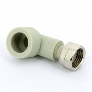 Угольник PP-R FV-Plast с накидной гайкой 20х1/2 227020 Угольник PP-R FV-Plast с накидной гайкой 20х1/2 227020