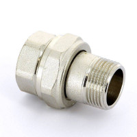 Разъемное соединение НВ Uni-Fitt прямое никелированное с O-ring 3/4 650N3000