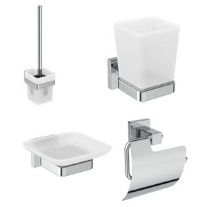 Набор аксессуаров для ванной 4 в 1 Ideal Standard IOM Square TM0033
