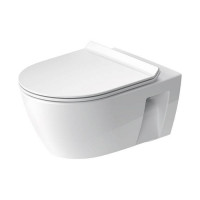 Унитаз подвесной Duravit No.1 540х360 мм безободковый с сиденьем микролифт белый 45820900A1