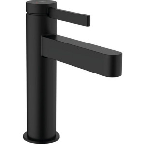 Смеситель для раковины hansgrohe Finoris 110 однорычажный со сливным гарнитуром матовый черный 76020670 Смеситель для раковины hansgrohe Finoris 110 однорычажный со сливным гарнитуром матовый черный 76020670