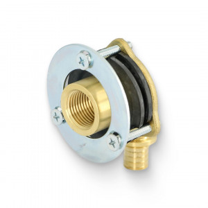 Водорозетка аксиальная Uponor MX В 28x1/2x16 для гипсокартонных плит латунь 1093741