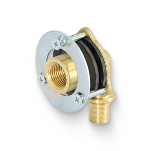 Водорозетка аксиальная Uponor MX В 28x1/2x20 для гипсокартонных плит латунь 1093751