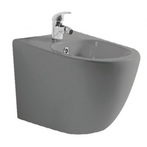 Биде подвесное Splendy Light 370х525х320 мм серый матовый LI10852V1DM
