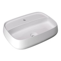 Раковина Ceramica Alice NUR 60x45x15 см Plan накладная белый глянцевый 33210101