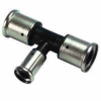 Тройник пресс переходный Henco PVDF 26x16x26 мм 10PK-261626