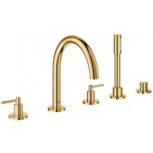 Смеситель для ванны на 5 отверстий Grohe Atrio холодный рассвет 19922GL3