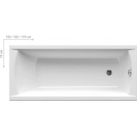 Ванна акриловая RAVAK Classic 170х70 см белая C541000000