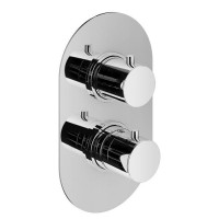 Смеситель для душа термостатический встраиваемый Plumberia Selection IXO на 3 выхода хром XOT5050CR