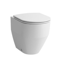 Унитаз напольный Laufen Pro 36х53х43 см приставной безободковый белый 8.2295.6.000.000.1