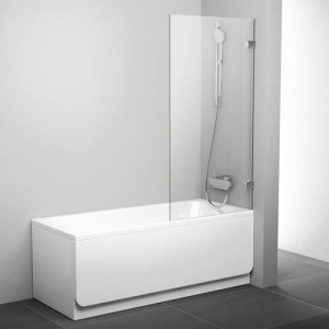 Шторка для ванны Ravak Brilliant BVS1-80 800 мм хром стекло Transparent 7U840A00Z1
