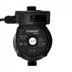 Насос повысительный SMART Install CPB 15-90 160 мм 120 Вт с гайками 110301S Насос повысительный SMART Install CPB 15-90 160 мм 120 Вт с гайками 110301S