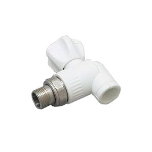 Кран шаровой радиаторный Fusitek PPR угловой 25 мм х 3/4 НР FT07402
