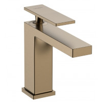 Смеситель для раковины hansgrohe Tecturis E 117 мм гладкий корпус бронза 7301140