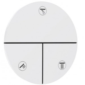 Вентиль hansgrohe ShowerSelect Comfort S для 3 потребителей скрытый монтаж матовый белый 15558700