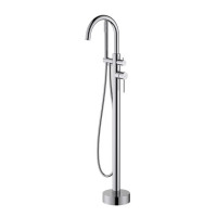 Смеситель для ванны напольный Aquanet Европа хром AQ1345CR