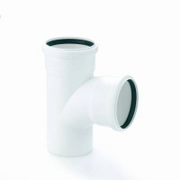 Тройник канализационный REHAU RAUPIANO Plus 110/110/87° Max Flow 11230051001