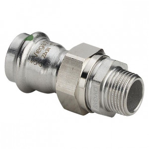 Переходник Viega Sanpress Inox 1х28 мм нержавеющая сталь 438333 Переходник Viega Sanpress Inox 1х28 мм нержавеющая сталь 438333