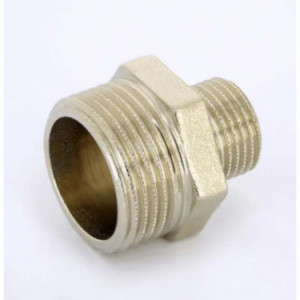 Ниппель переходной DUiN 3/4 x 1/2 никелированный 600N3201 Ниппель переходной DUiN 3/4 x 1/2 никелированный 600N3201