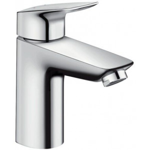 Смеситель для раковины hansgrohe Logis 100 без донного клапана 71101000 Смеситель для раковины hansgrohe Logis 100 без донного клапана 71101000