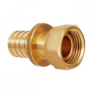 Переход Hoobs с накидной гайкой на плоское уплотнение 20x2.8-G3/4 HB-PEXNG-202834 Переход Hoobs с накидной гайкой на плоское уплотнение 20x2.8-G3/4 HB-PEXNG-202834
